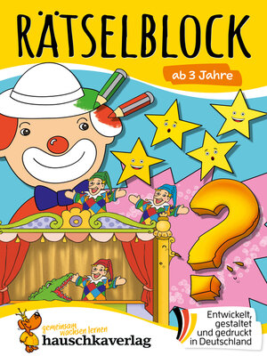 cover image of Rätselblock ab 3 Jahre--Band 1